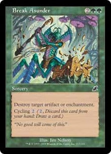 [113]【EN】【FOIL】破断/Break Asunder【SCG】[C][緑]