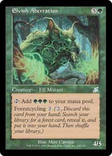 [118]【EN】エルフの逸脱者/Elvish Aberration【SCG】[U][緑]