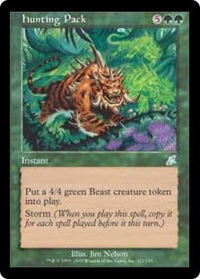[121]【JP】【FOIL】狩り立てる群れ/Hunting Pack【SCG】[U][緑]