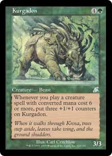 [124]【EN】【FOIL】クーガドン/Kurgadon【SCG】[U][緑]