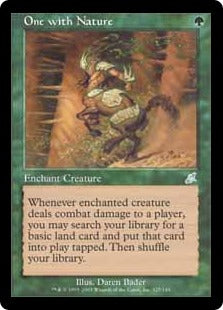 [125]【JP】【FOIL】自然との一体化/One with Nature【SCG】[U][緑]