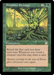 [126]【JP】【FOIL】原始的刻印/Primitive Etchings【SCG】[R][緑]