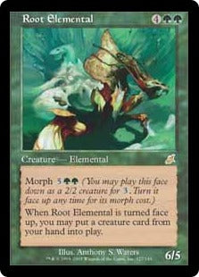[127]【JP】【FOIL】根の精霊/Root Elemental【SCG】[R][緑]