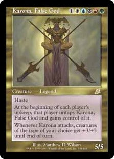 [138]【EN】【FOIL】邪神カローナ/Karona, False God【SCG】[R][多色]