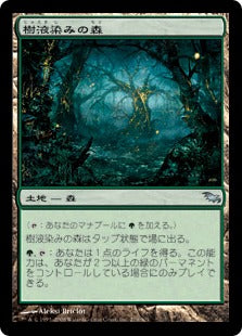 [279]【JP】樹液染みの森/Sapseep Forest【SHM】[U][土地]