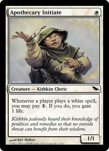 [001]【EN】【FOIL】薬剤師の信徒/Apothecary Initiate【SHM】[C][白]