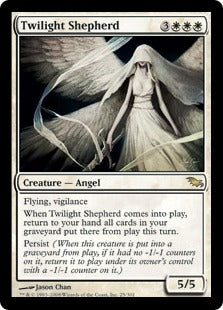 [025]【EN】【FOIL】黄昏の番人/Twilight Shepherd【SHM】[R][白]
