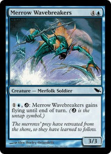 [044]【EN】【FOIL】メロウの波破り/Merrow Wavebreakers【SHM】[C][青]