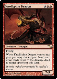 [098]【EN】【FOIL】山背骨のドラゴン/Knollspine Dragon【SHM】[R][赤]