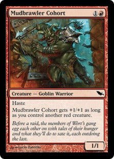 [100]【EN】泥騒ぎの群勢/Mudbrawler Cohort【SHM】[C][赤]