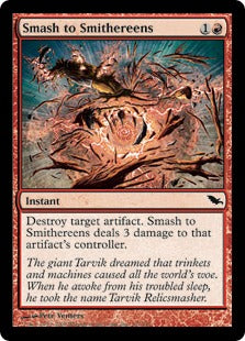 [107]【EN】【FOIL】粉々/Smash to Smithereens【SHM】[C][赤]