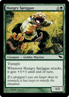 [120]【EN】【FOIL】飢えたスプリガン/Hungry Spriggan【SHM】[C][緑]