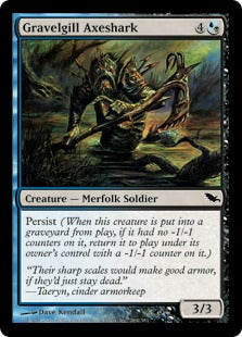 [168]【EN】【FOIL】砂利エラの斧鮫/Gravelgill Axeshark【SHM】[C][多色]