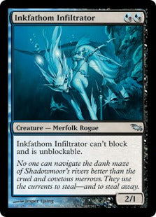 [175]【EN】【FOIL】墨深みの浸透者/Inkfathom Infiltrator【SHM】[U][多色]