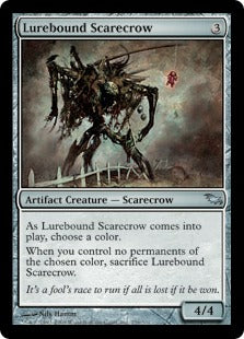 [257]【EN】【FOIL】魅了縛りのカカシ/Lurebound Scarecrow【SHM】[U][茶]
