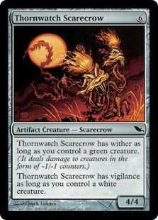 [265]【EN】茨見張りのカカシ/Thornwatch Scarecrow【SHM】[C][茶]