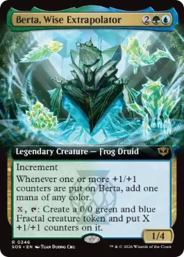 [346]【EN】【FOIL】■拡張アート■賢明なる推定者、バータ/Berta, Wise Extrapolator【SOS】[多色][R]