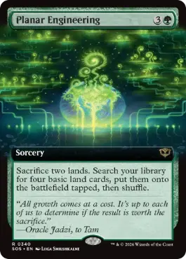 [340]【EN】【FOIL】■拡張アート■次元工学/Planar Engineering【SOS】[緑][R]