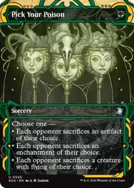 [055]【EN】【FOIL】毒を選べ/Pick Your Poison【SOA】[緑][U]
