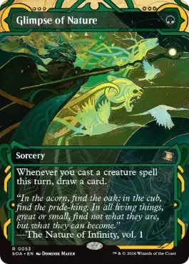 [053]【EN】【FOIL】垣間見る自然/Glimpse of Nature【SOA】[緑][R]