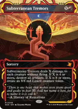 [048]【EN】【FOIL】地底の揺れ/Subterranean Tremors【SOA】[赤][M]