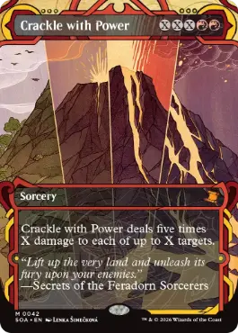[042]【EN】【FOIL】弾ける力/Crackle with Power【SOA】[赤][M]
