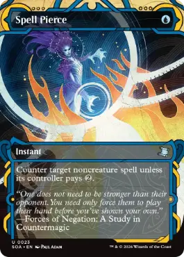 [023]【EN】【FOIL】呪文貫き/Spell Pierce【SOA】[青][U]
