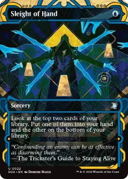 [022]【EN】【FOIL】手練/Sleight of Hand【SOA】[青][U]