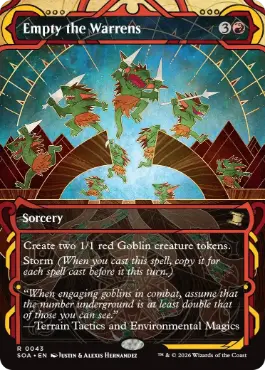 [043]【EN】巣穴からの総出/Empty the Warrens【SOA】[赤][R]