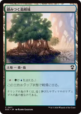 [411]【JP】絡みつく島嶼域/Tangled Islet【SOC】[C][土地]