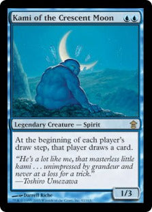 [042]【EN】【FOIL】三日月の神/Kami of the Crescent Moon【SOK】[R][青]