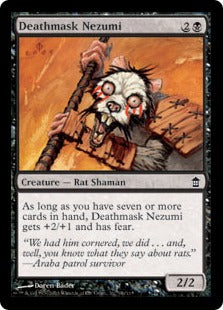 [066]【EN】【FOIL】死面の鼠/Deathmask Nezumi【SOK】[C][黒]