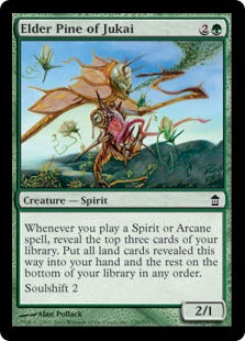 [128]【EN】【FOIL】樹海の古松/Elder Pine of Jukai【SOK】[C][緑]