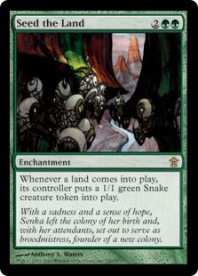 [146]【EN】【FOIL】地に種/Seed the Land【SOK】[R][緑]