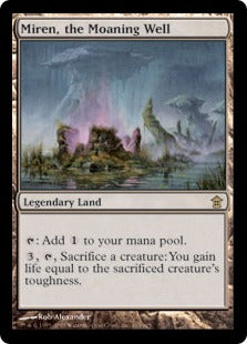 [163]【EN】【FOIL】嘆きの井戸、未練/Miren, the Moaning Well【SOK】[R][土地]