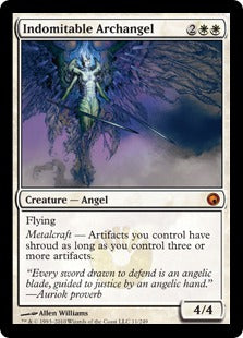 [011]【EN】【FOIL】不退転の大天使/Indomitable Archangel【SOM】[M][白]