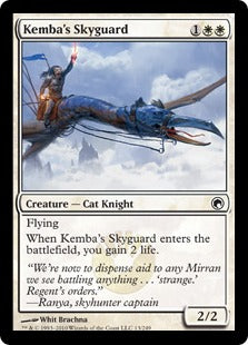 [012]【EN】【FOIL】ケンバの空護衛/Kemba's Skyguard【SOM】[C][白]