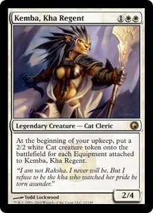 [013]【EN】【FOIL】王の摂政、ケンバ/Kemba, Kha Regent【SOM】[R][白]