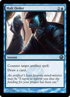 [034]【EN】【FOIL】停止命令/Halt Order【SOM】[U][青]