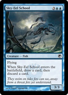 [044]【EN】【FOIL】空長魚の群れ/Sky-Eel School【SOM】[C][青]