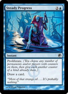 [045]【EN】【FOIL】着実な進歩/Steady Progress【SOM】[C][青]
