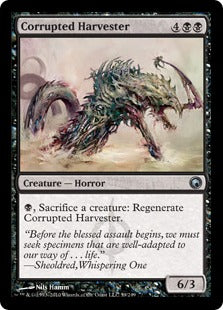 [059]【EN】【FOIL】堕落した収穫者/Corrupted Harvester【SOM】[U][黒]