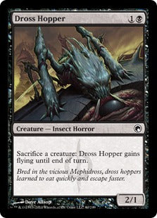 [060]【EN】【FOIL】ドロスバッタ/Dross Hopper【SOM】[C][黒]
