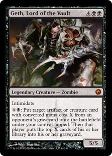 [064]【EN】【FOIL】大霊堂の王、ゲス/Geth, Lord of the Vault【SOM】[M][黒]