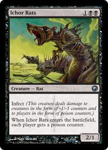 [067]【EN】【FOIL】胆液の鼠/Ichor Rats【SOM】[U][黒]