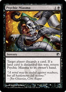 [076]【EN】【FOIL】精神の瘴気/Psychic Miasma【SOM】[C][黒]