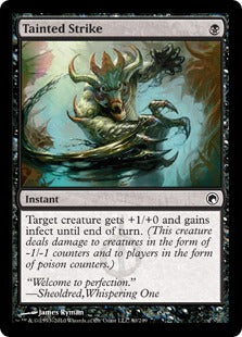 [080]【EN】【FOIL】汚れた一撃/Tainted Strike【SOM】[C][黒]