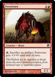 [088]【EN】【FOIL】鉄を食うもの/Ferrovore【SOM】[C][赤]