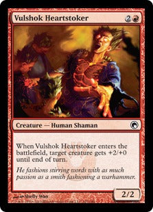 [107]【EN】【FOIL】ヴァルショクの心臓焚き/Vulshok Heartstoker【SOM】[C][赤]