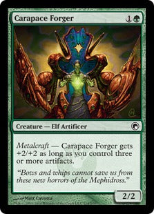 [114]【EN】【FOIL】甲殻の鍛冶工/Carapace Forger【SOM】[C][緑]